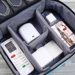 Electronics Organizer Travel Carry Case Phone Cable Charger Cords Cables Hiking