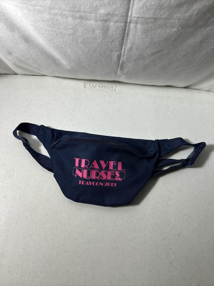 Travel Nurses Inc Grab on 2019 Dark Blue Fanny Pack