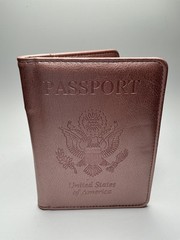 Passport & Credit Card Wallet by Lodis, Pink
