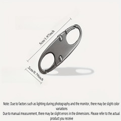 Practical Durable Sturdy Compact Smooth Mini Safe Travel Anti-theft Zipper Clips