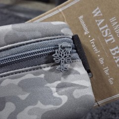 Oak and Reed Traverse Belt Bag Camo Gray Size 7.5″ X 4″ Travel Pouch NEW