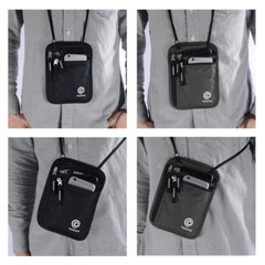 1-Pack Secure RFID Blocking Neck Wallet & Passport Holder – Ultimate Travel Pouc