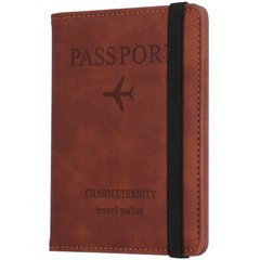 Travel Wallet Case Cover RFID Blocking ID Cards AU Passport Leather Card Holder