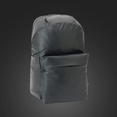Convertible Backpack Premium Black Synthetic Leather Large Capacity Japan