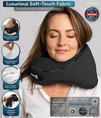 Almohada Para Cuello De Espuma Viscoelastica Regalo Para Viajeros Lujo