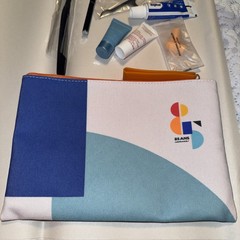 Air France Amenity Bag Business Class 85 Years Anniversary Edition Zip Close New