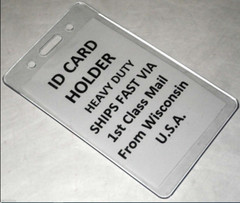5 Social Security ID Card Holder Protector Sleeves Clear Soft Medicare