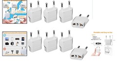 Compact 8-Pack US to Type C Plug Adapter – Ultimate Travel Companion
