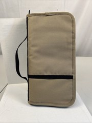 LL Bean Full Zip Personal Organizer Brown