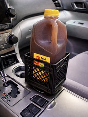 3D Printed Half Gallon Cup Holder Classic Milk Crate Style Tea / Milk / Juice