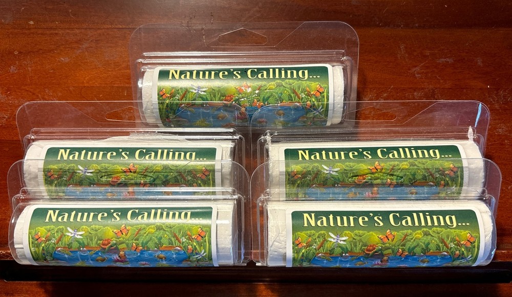 Premium Toilet Paper Rolls | Travel-Size | Protective Dispensers (Imperfect)