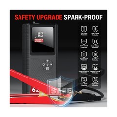 6250A Jump Starter with Air Compressor, Car Battery Jump Starter with Boost f…