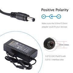 12V 6A Power Supply Adapter – AC Adapter 100-240V 50 60HZ DC 12 Volt 6A 72W P…