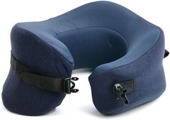 C Cushion Lab Travel Pillow for Neck Chin Support Airplane Car Large