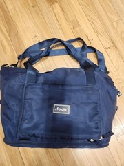 The Foldie 40L The Original Foldable Travel Bag Navy Blue Retail: $79