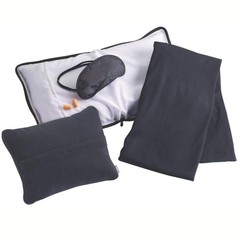 Ultimate Comfort Set + Portable Travel Kit for Airplane, Includes Inflatable …