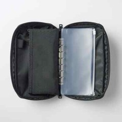 MUJI Clear pocket refill for passport case 3 sheets / 20 x 10 cm