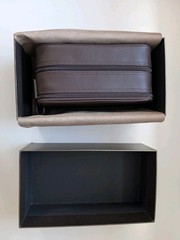 Leatherology Double Zip Toiletry Bag – Brown