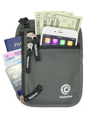 1-Pack Secure RFID Blocking Neck Wallet & Passport Holder – Ultimate Travel Pouc