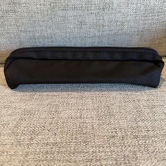 Tumi Black Travel Accessory Zipper Small Cord Pouch Used Floppy Multiuse Pouch