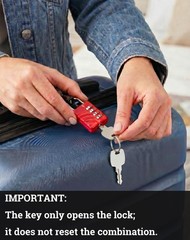 TSA Master Luggage Key Compatible with 002 and 007 Locks Replacement Key Suitcas