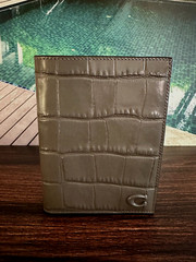 Coach Passport Case Travel Wallet – CW445 Charcoal