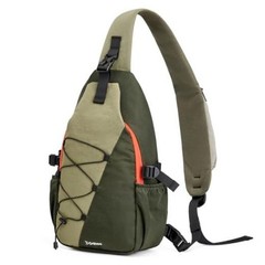 RFID Blocking Sling Bag for Men Women, Crossbody Bags Hiking Travel Dark Green