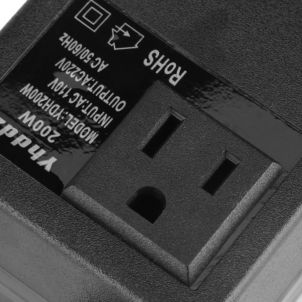 200W Journey Travel Adapter To Voltage Power Converter Transformer