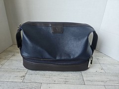 Vetelli Leo Large Travel Toiletry Case Shave Bag 2 Compartments