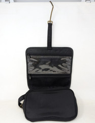Lewis N Clark Black Toiletry Organizer Overnight Weekender Travel Hanging Bag
