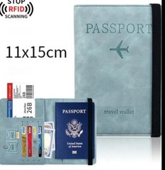Passport Cover Holders Protectors Vintage Rfid Bank Card Bag