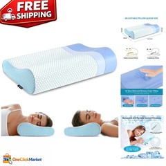 Multi-Functional Memory Foam Bed Pillow | Perfect for All Sleep Positions 23.6”