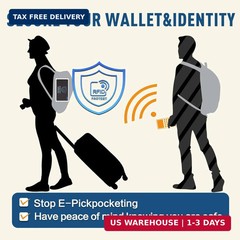 5 Pack RFID Blocking Card – Protects Entire Wallet, NFC Debit & Credit Cards New
