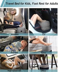 Versatile Adjustable Foot Rest Pillow – Ideal for Air Travel and Home Relaxation