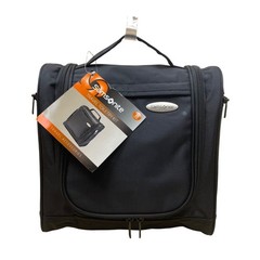 Samsonite Black Nylon With Zipper Pockets & Hook Travel Toiletry Kit Bag