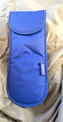 Baggallini Blue Curling Iron Cover Flat Iron Hot Tools Heat Resistant Bag New