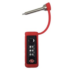 TSA Secure Gun Case Lock Pistols & Rifles Firearm Reliable Protection – Red