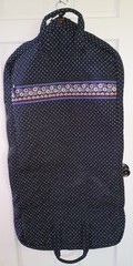 Vera Bradley Retired Alpine Black Garment Bag 36″X25″ Great Condition No Hanger