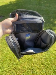 Open Story Binocular Case Padded Travel Organizer Black and Grey