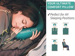 Ergonomic Ultralight Inflatable Pillow – ALUFT 2.0 for Neck and Lumbar Support