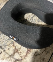 MLVOC Memory Foam Travel Neck Pillow – Grey