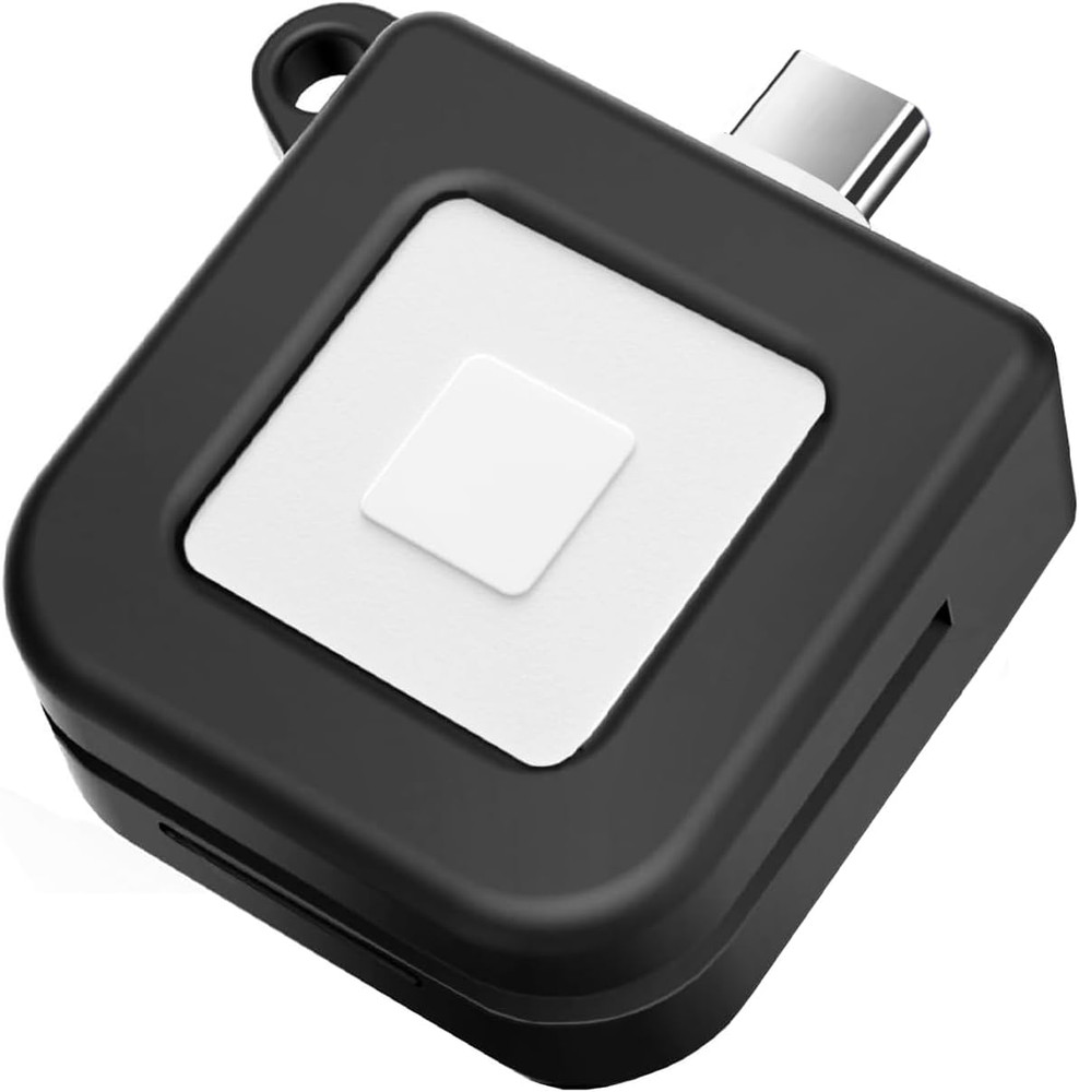 Keychain Case Designed for Square Reader for Magstripe (USB-C) Black