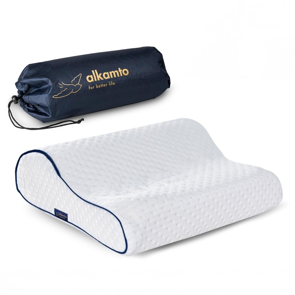 Almohada De Viaje Y Camping Con Funda Reguladora De Temperatura Lujo