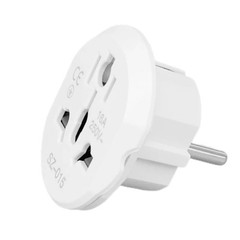 16A Universal EU Travel Adapter Euro Converter UK US AU to EU AC Power Socket