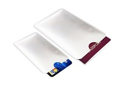 20 PACKs HIGH LEVEL RFID Blocking Credit Card Sleeve Passport Protector Shield
