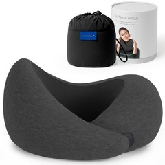 Almohada De Viaje Con Diseno Ergonomico Y Funda De Modal Lavable De Lujo