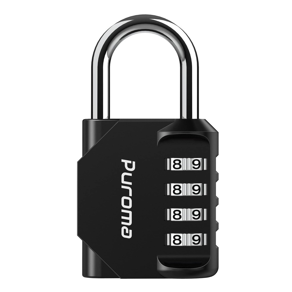 Puroma 1 Pack Combination Lock 4 Digit Locker Lock Outdoor Waterproof Padlock…