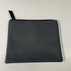 Tumi For Delta Unisex Travel Pouch Bag Zip Gray Lined 6×7