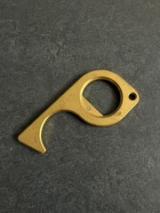 PEEL Solid Brass Sanitary Door Opener. Made In USA
