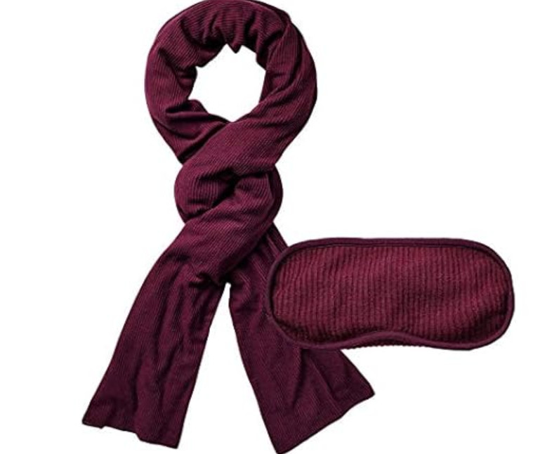 E Marie Travel Boss Blanket | Exclusive Set | Rosewood Red MSRP $98